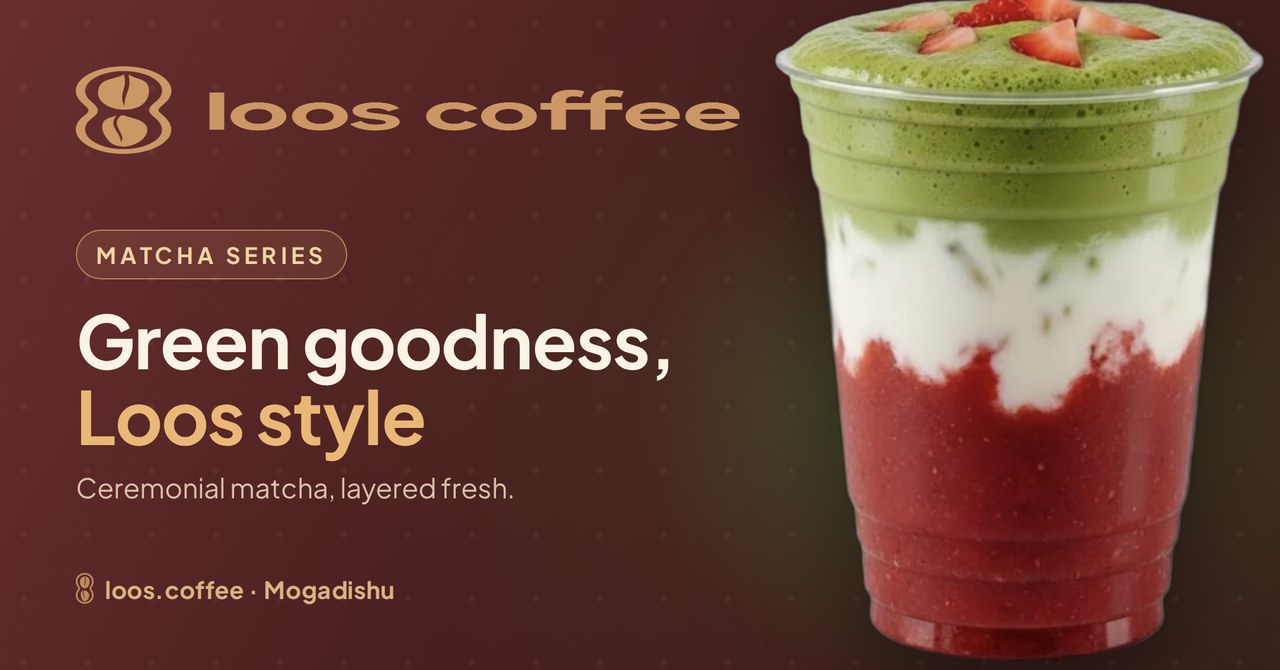Matcha banner